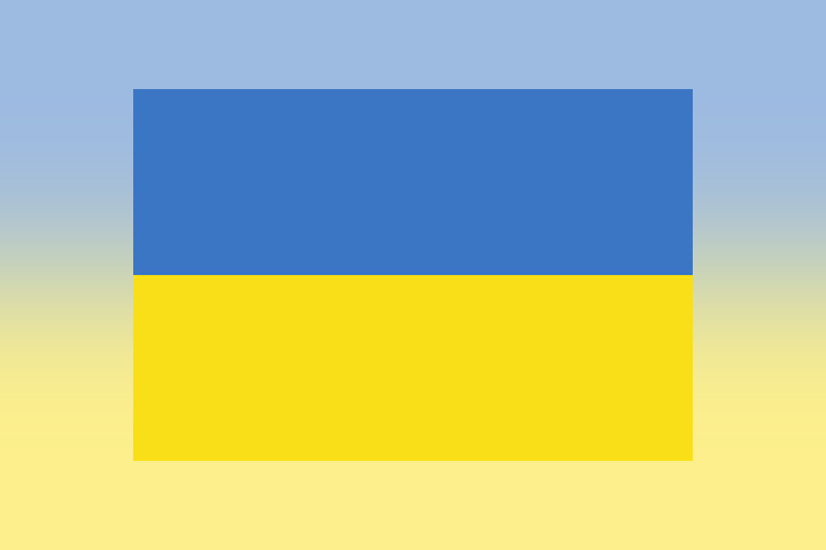 Flagge der Ukraine 