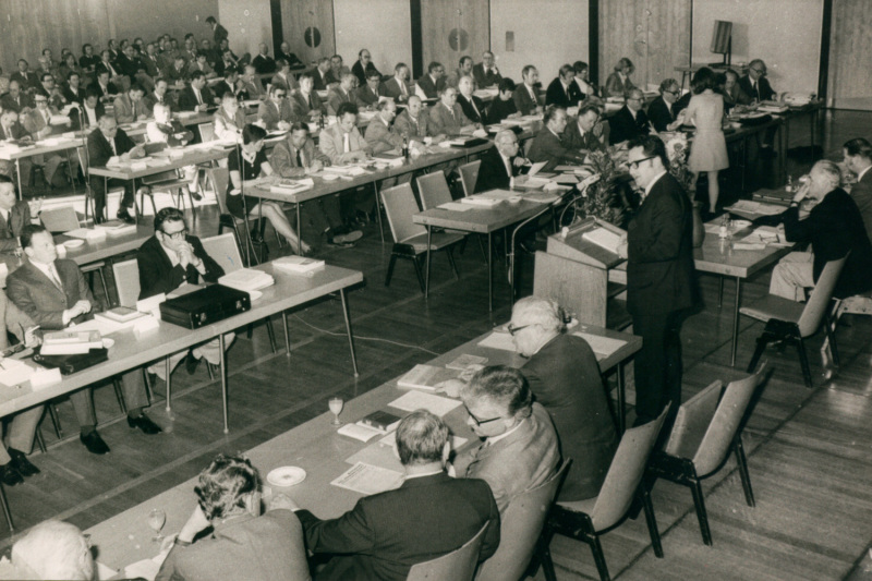 Konstituierende Sitzung des ersten Ostalb-Kreistags am 15. Mai 1973