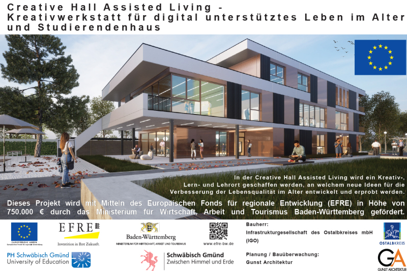 Projekt CHAL - Creative Hall Assisted Living und Studierendenhaus