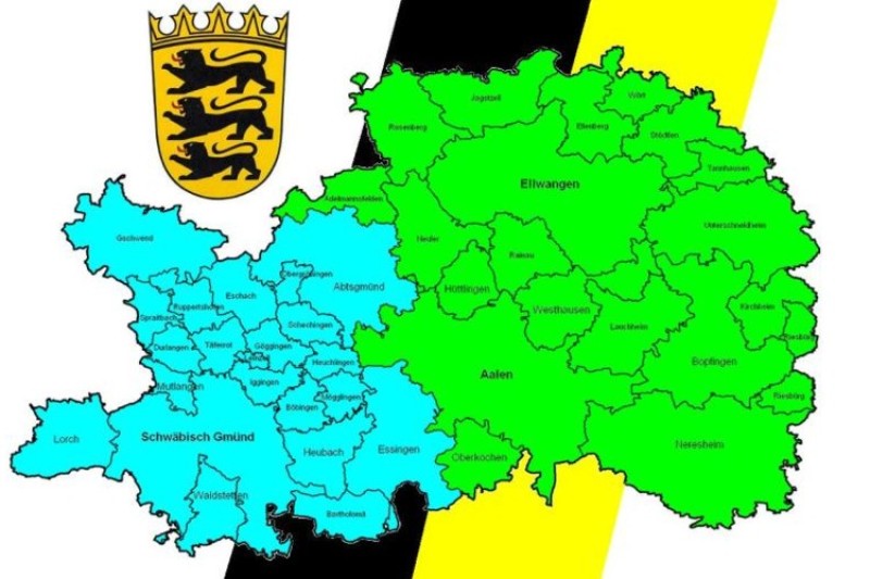 Wahlkreise im Ostalbkreis zur Landtagswahl