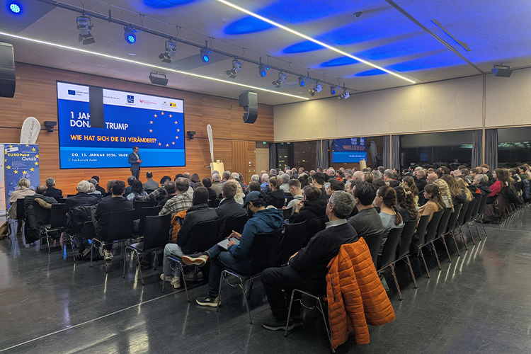 Ein Jahr Trump: Neue Herausforderungen für die Europäische Union - Europoint Ostalb diskutiert transatlantische Beziehungen an der Hochschule Aalen