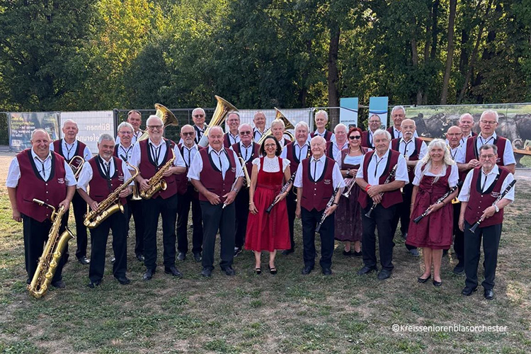 Benefizkonzert des Kreisseniorenblasorchesters im Aalener Landratsamt